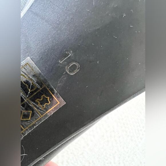 Jeffery Campbell Caviar Platform Slide Open Toe Black Heeled Mules 10 goth punk - Picture 8 of 9